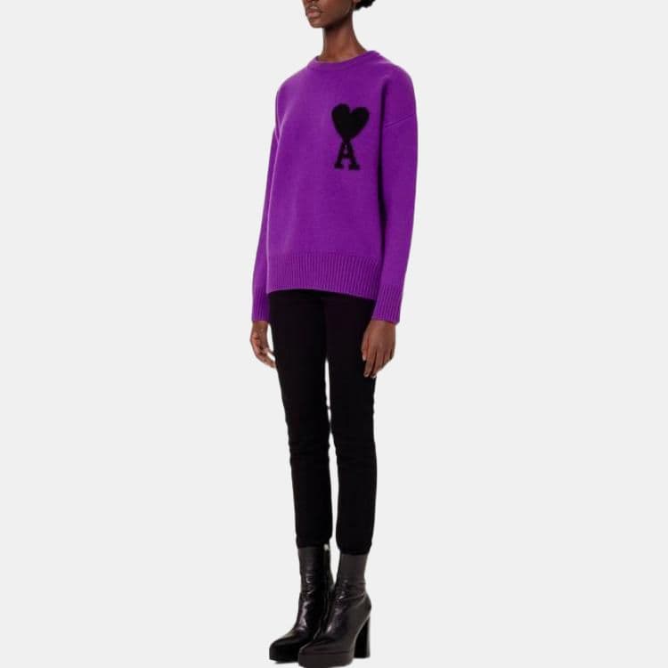 Кофта AMIPARIS FW22 Sweater Purple — фото 4