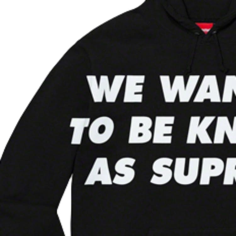 Кофта Supreme Known As Hooded Sweatshirt Black - изображение 6