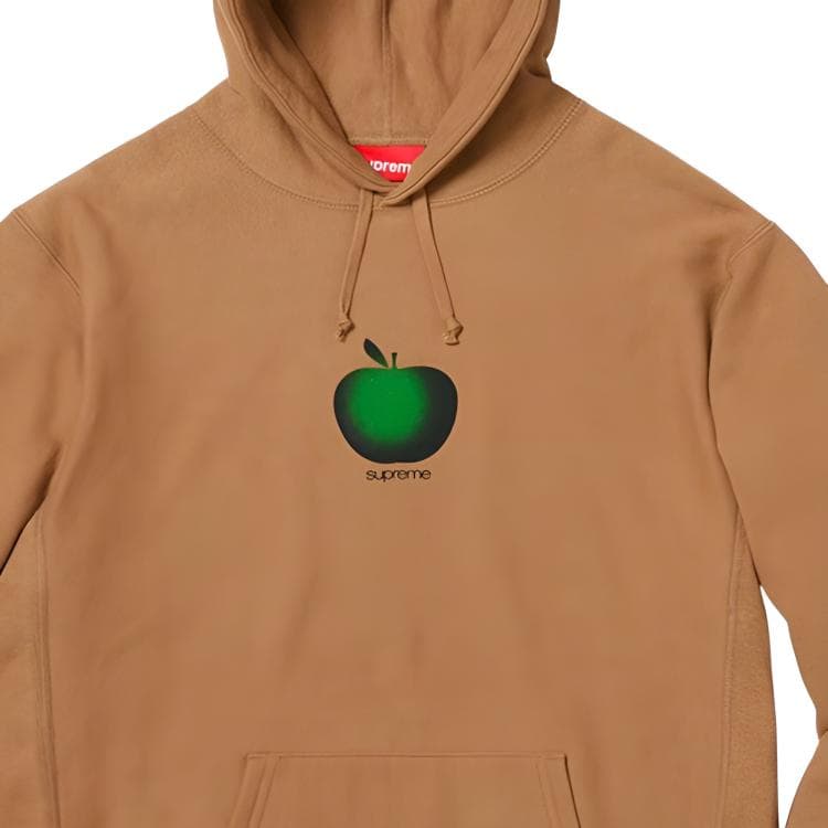 Кофта Supreme SS19 Apple Hooded Sweatshirt Brown - изображение 2