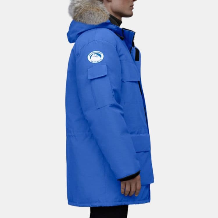 Зимняя куртка Canada Goose PBI Expedition Parka Blue - изображение 5