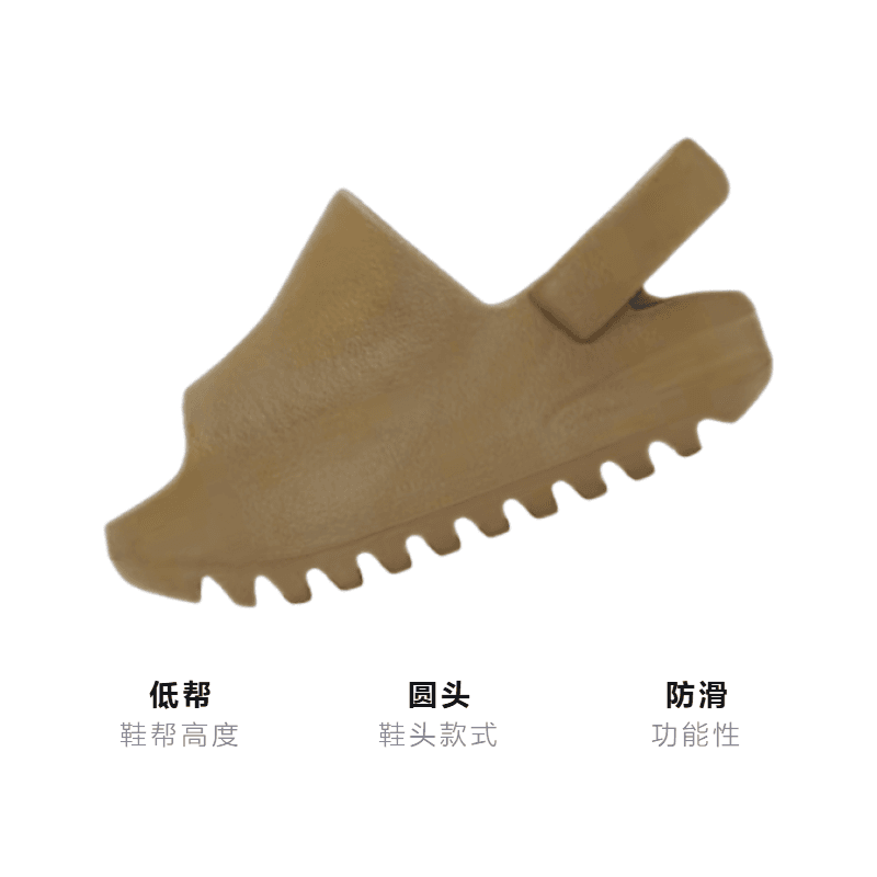Кроссовки adidas originals Yeezy Slide Ochre - изображение 3