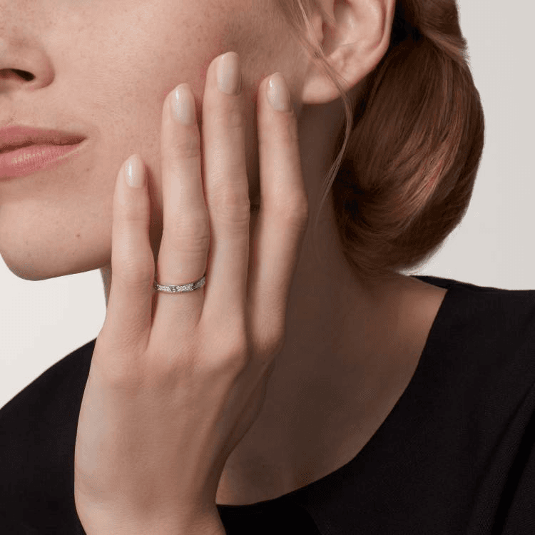 Кольцо Cartier Love Ring 18K White Gold - изображение 4