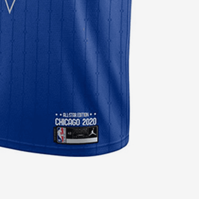 Баскетбольная майка Jordan NBA All-Star Swingman Jersey Russell Westbrook 2020 Blue - изображение 3