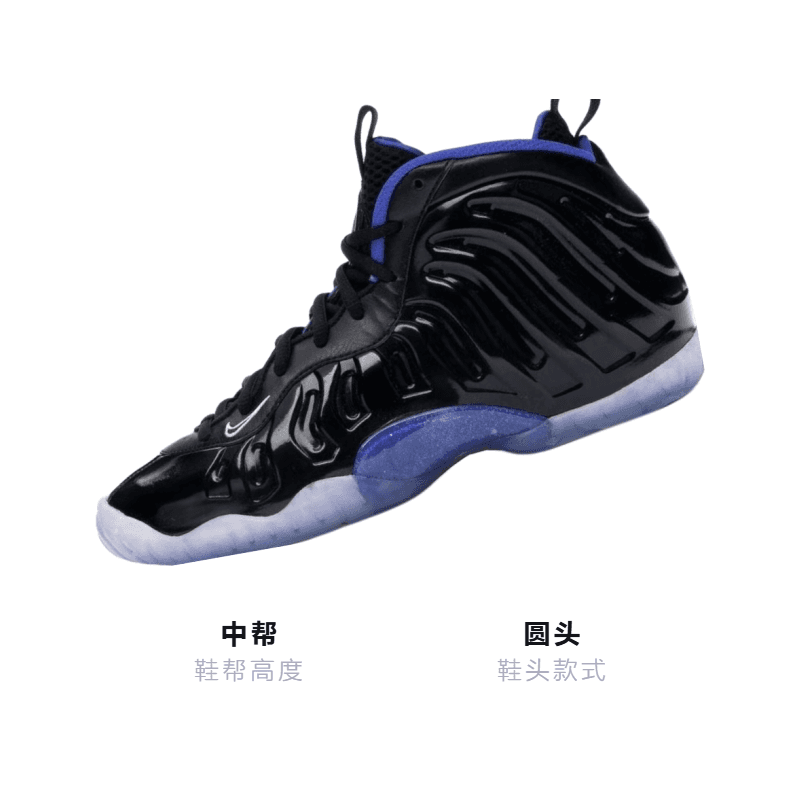 Кроссовки для баскетбола Nike Foamposite One Air Space Jam GS - изображение 3