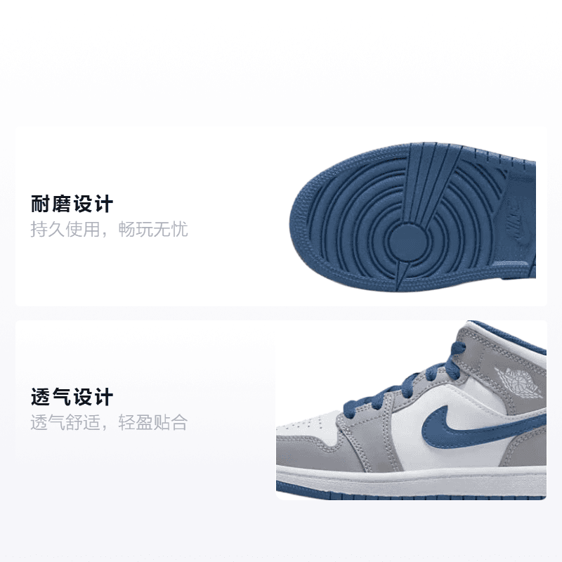 Кроссовки для баскетбола Jordan Air Jordan 1 Mid - изображение 2