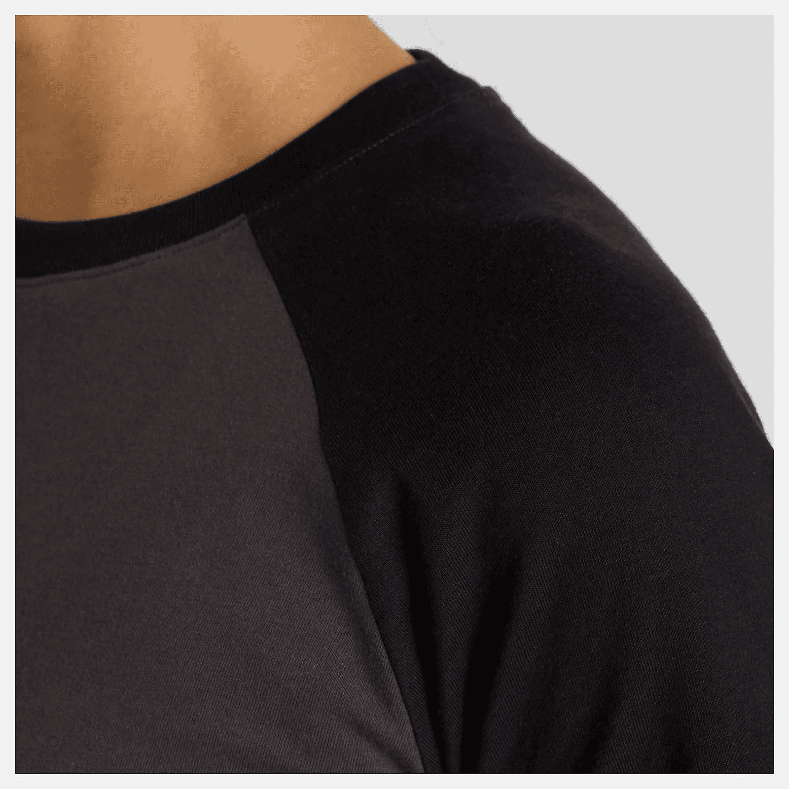 Футболка New Balance Raglan Sleeve T-Shirt Black - изображение 6