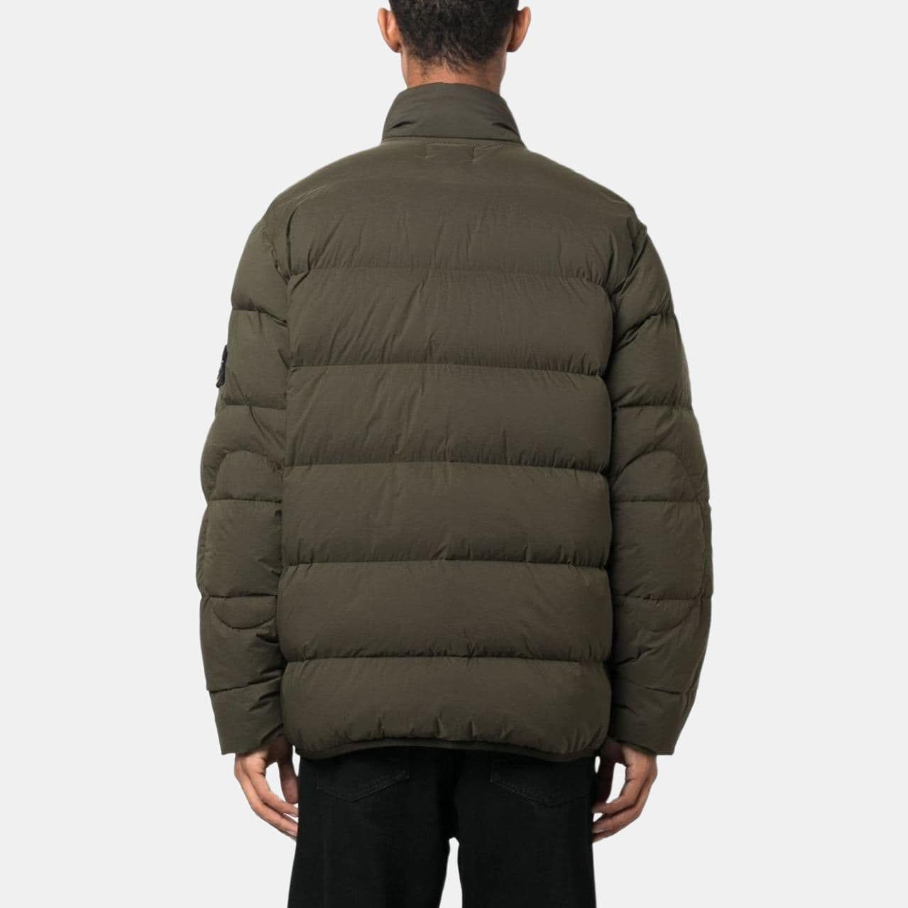 Зимняя куртка Stone Island Nylon Puffer Jacket Green - изображение 5