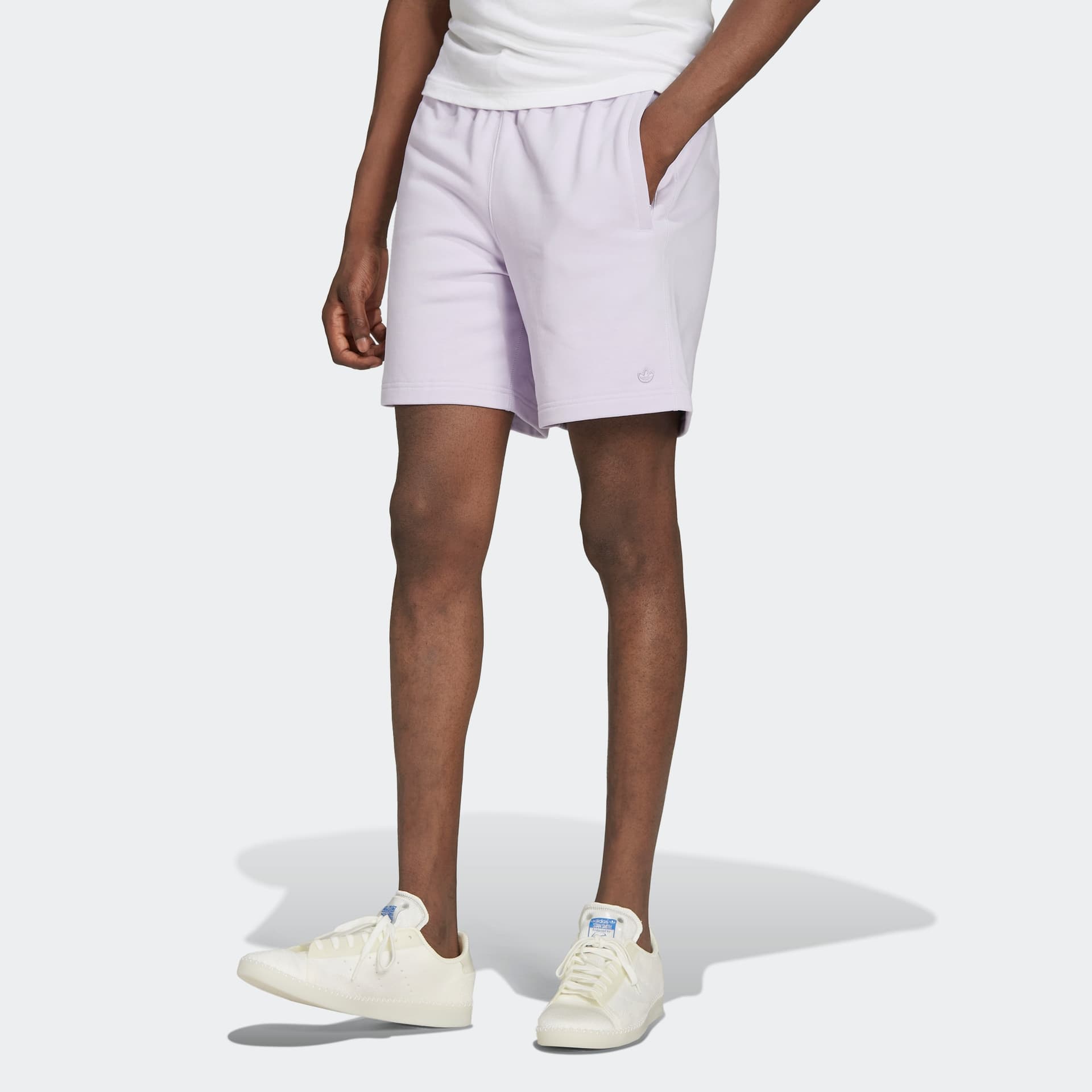Тренировочные штаны adidas Originals C Short Ft Light Purple - изображение 3