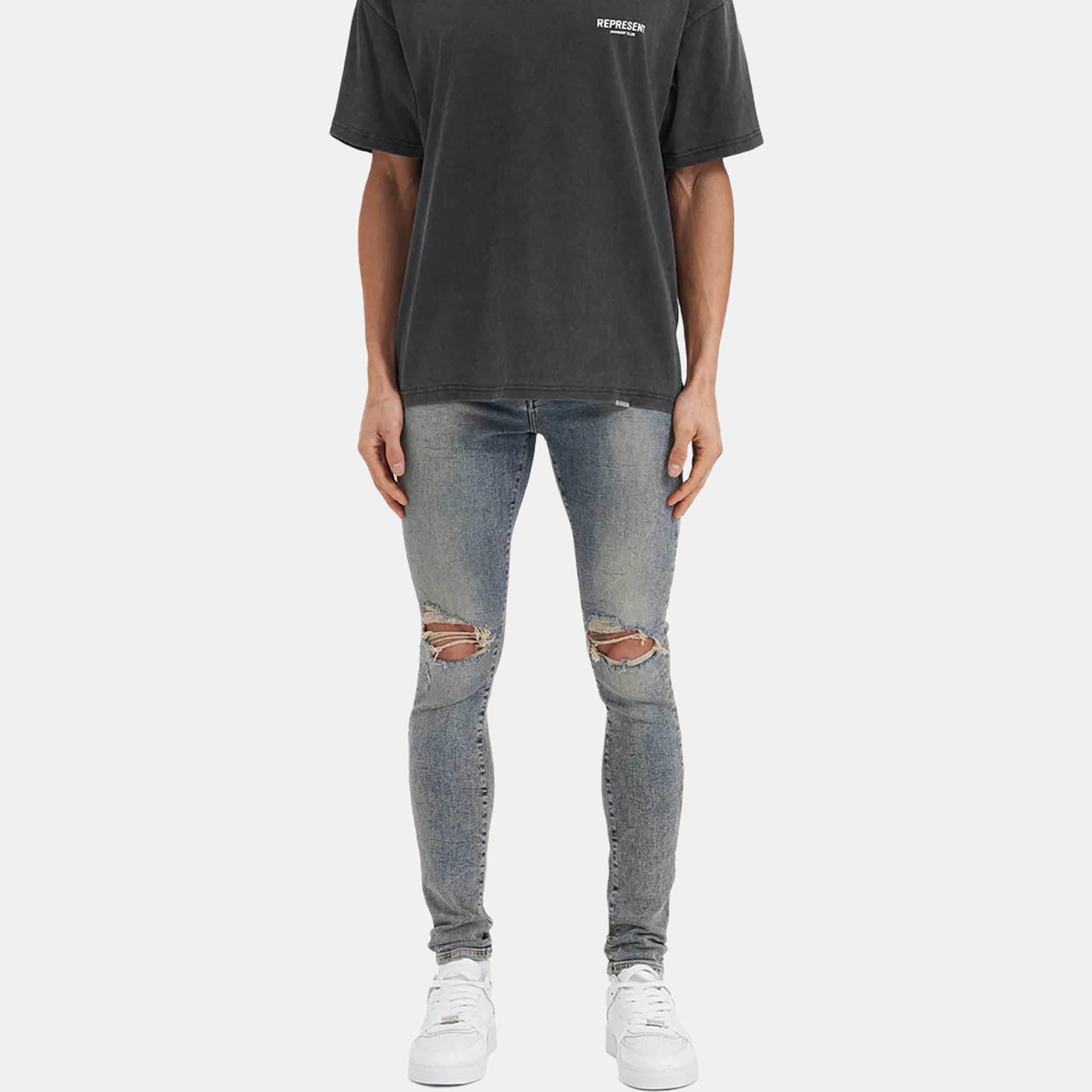 Штаны REPRESENT SS21 Slim Jeans Blue - изображение 2