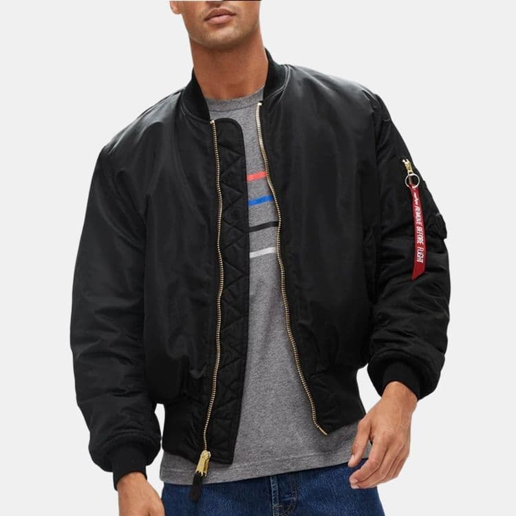 Куртка Alpha Industries MA-1 Black - изображение 8