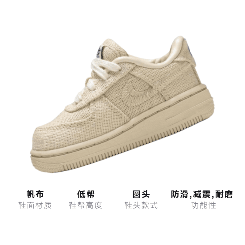 Кроссовки Stussy x Nike Air Force 1 Low - изображение 3