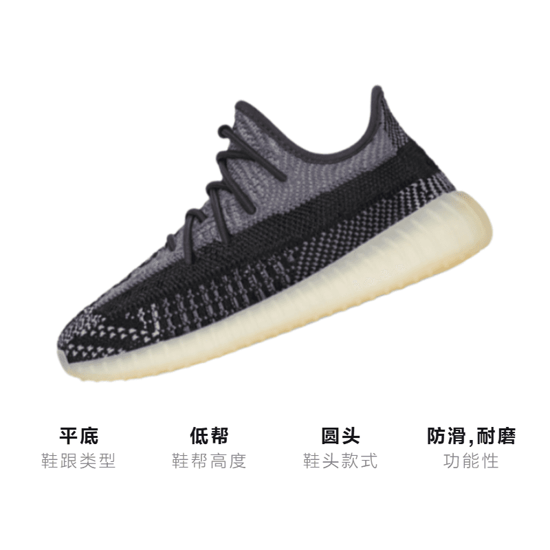 Кроссовки adidas originals Yeezy Boost 350 V2 "Carbon" - изображение 3