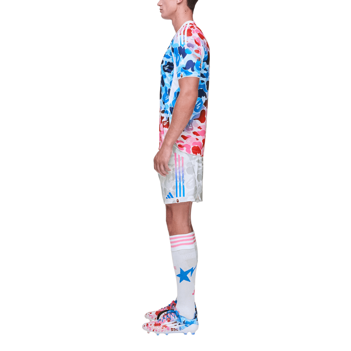 Тренировочные штаны adidas x A Bathing Ape FW25 Shorts - изображение 7