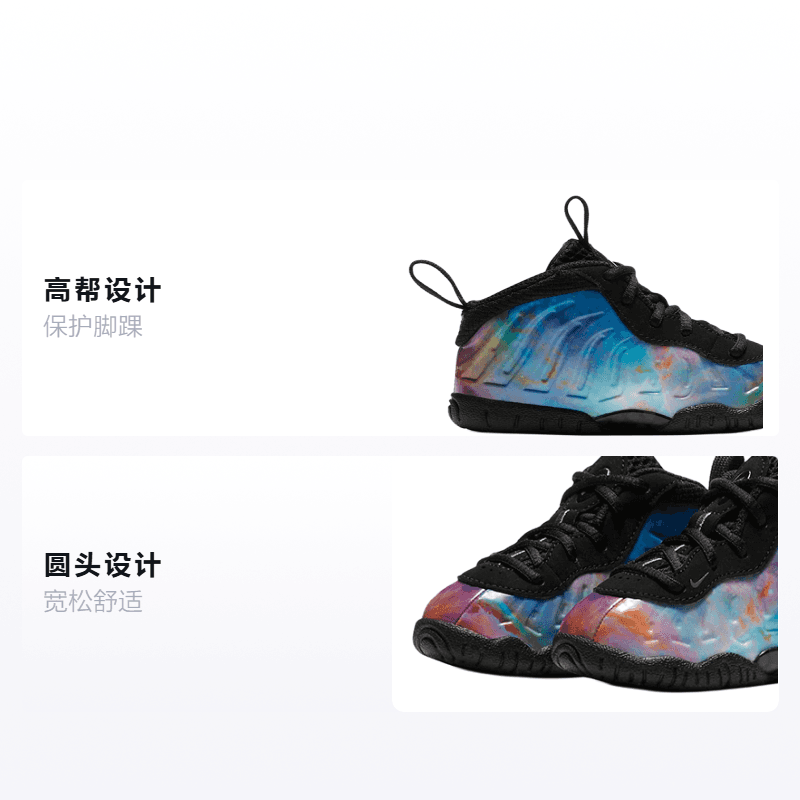 Кроссовки TD Nike Little Posite One XX "Big Bang" - изображение 2