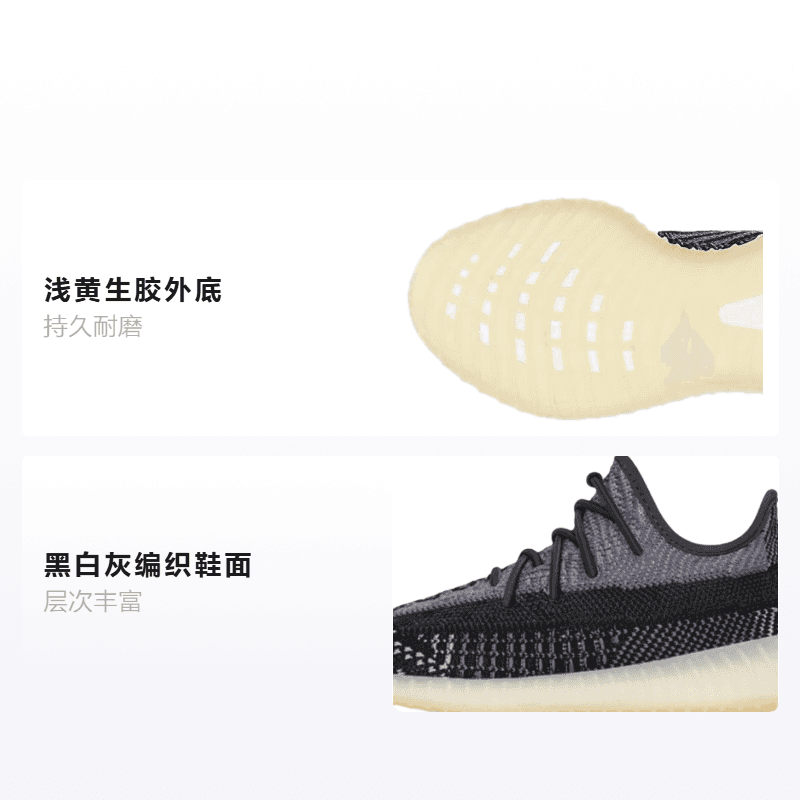 Кроссовки adidas originals Yeezy Boost 350 V2 "Carbon" - изображение 2