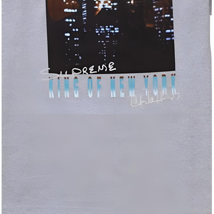 Футболка Supreme SS19 Christopher Walken King Of New York Tee Heather Grey T - изображение 2