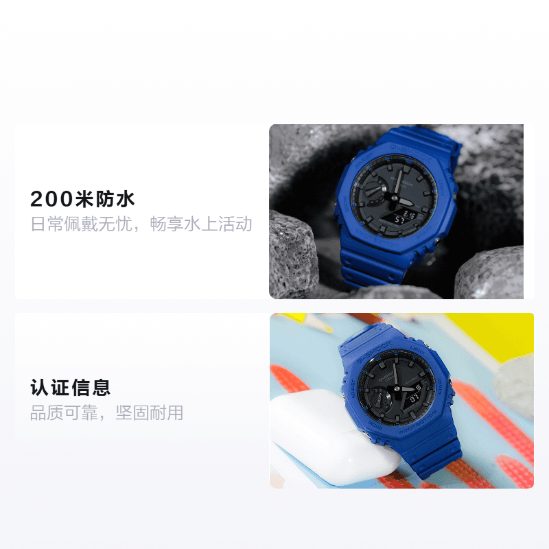 Часы Casio G-Shock GA-2100 Navy Blue - изображение 2