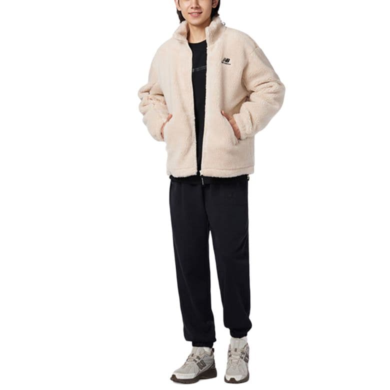Куртка New Balance Letter Zip Fleece Jacket - изображение 3