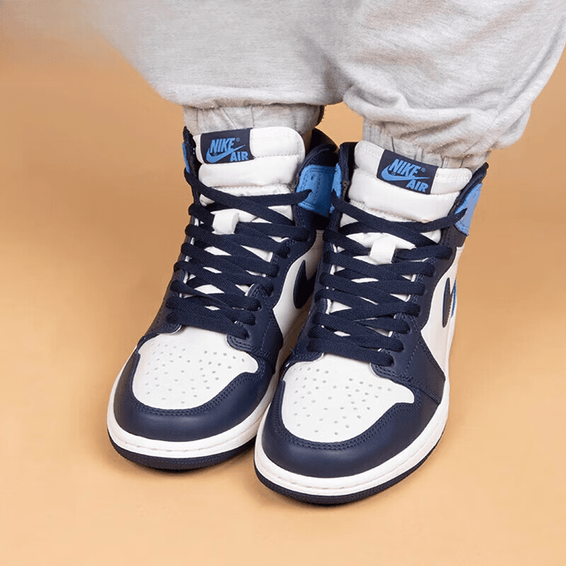 Кроссовки для баскетбола Jordan Air Jordan 1 "Obsidian" GS - изображение 6