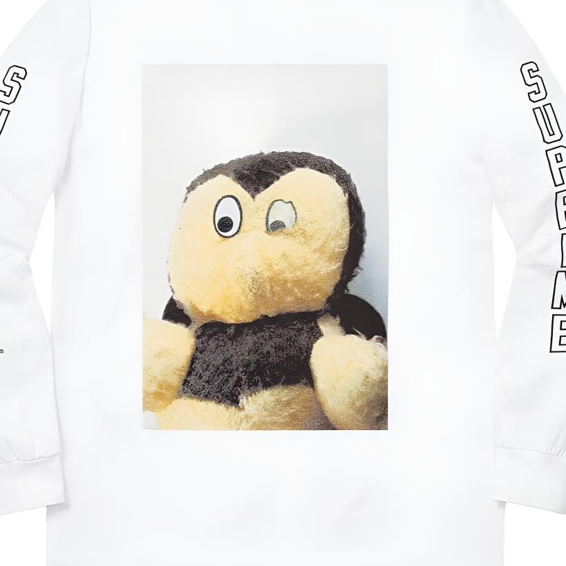 Футболка Supreme FW18 Mike Kelley AhhYouth! L/S Tee White - изображение 5