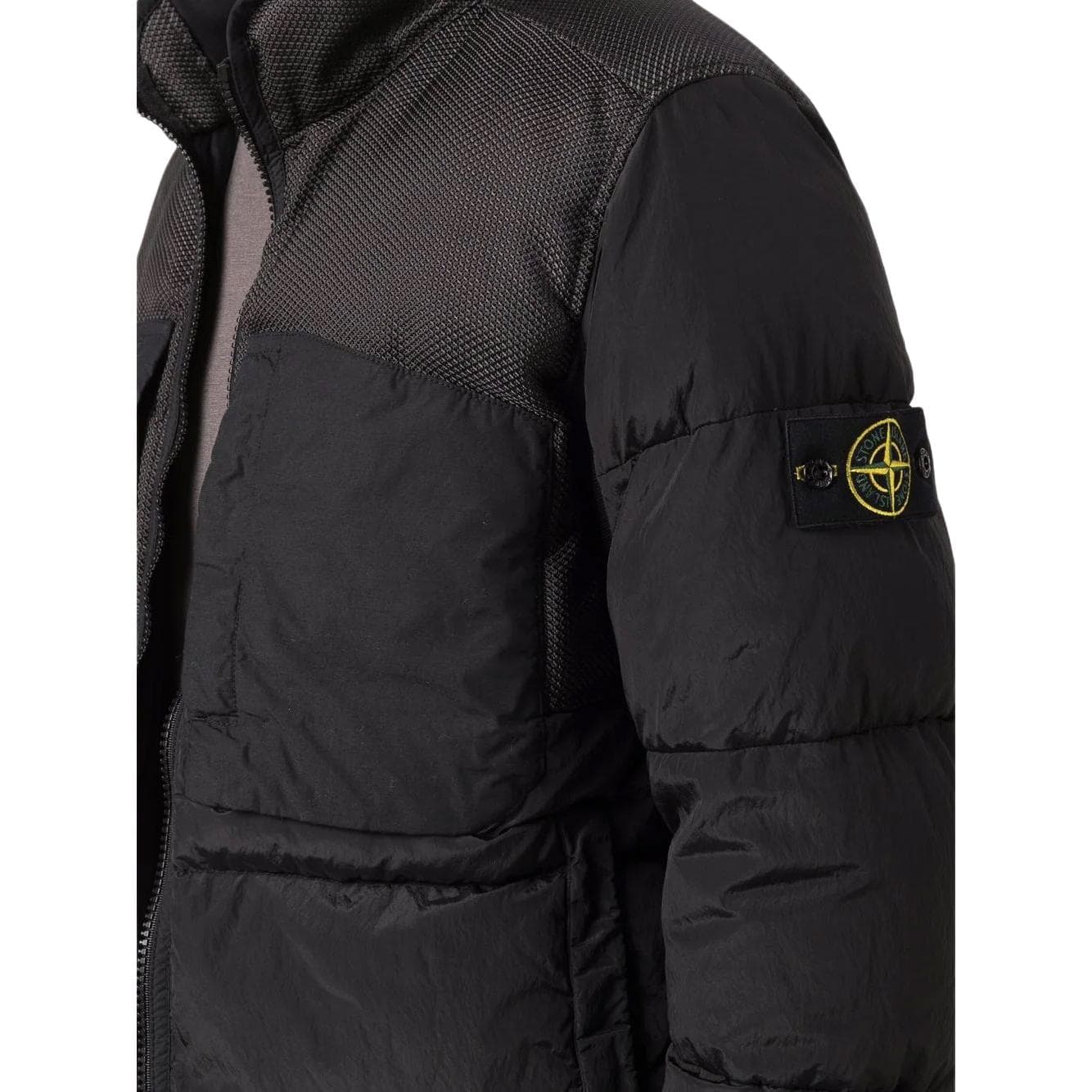 Зимняя куртка Stone Island Down Jacket Black - изображение 2