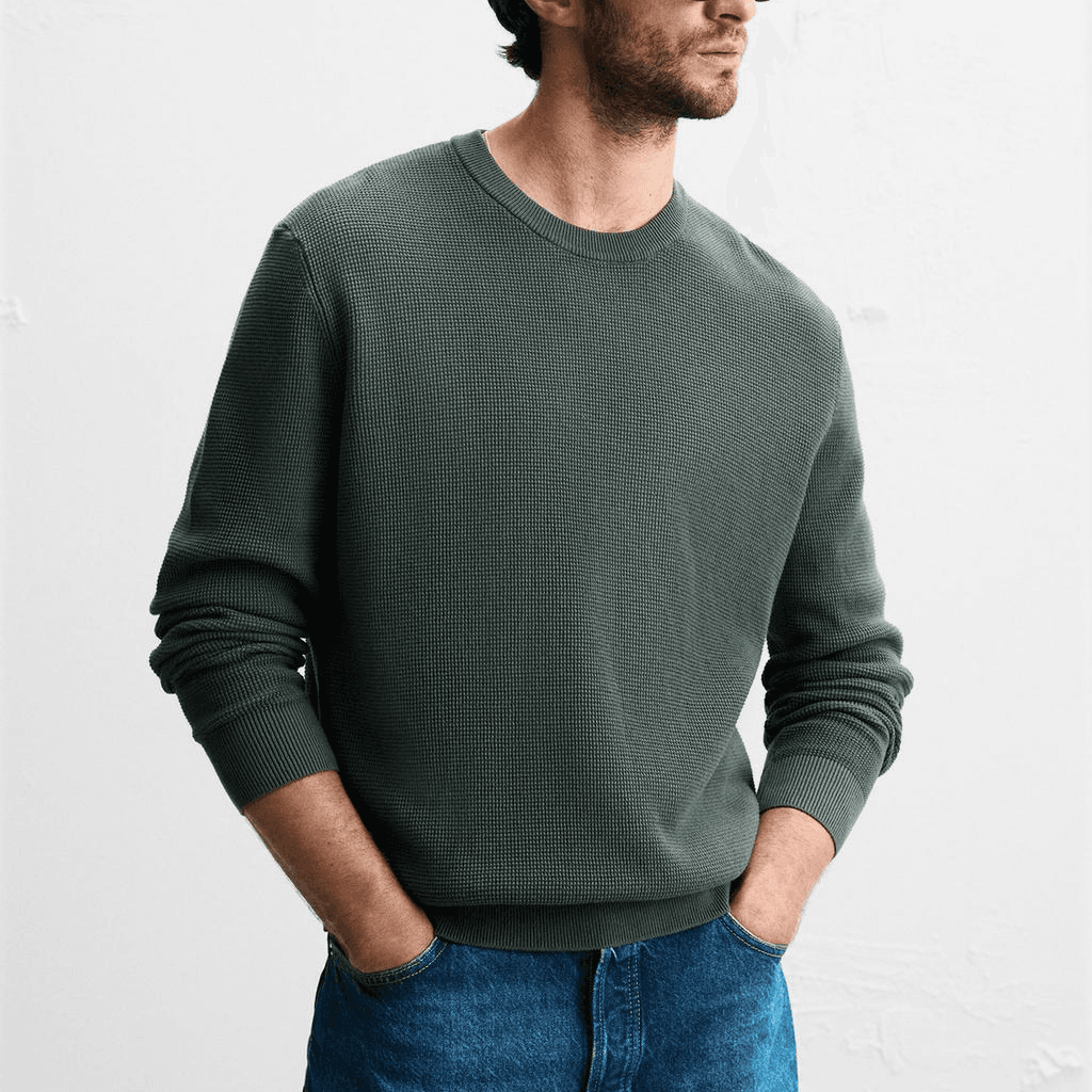 Кофта ZARA Ribbed Crewneck Sweater - изображение 3