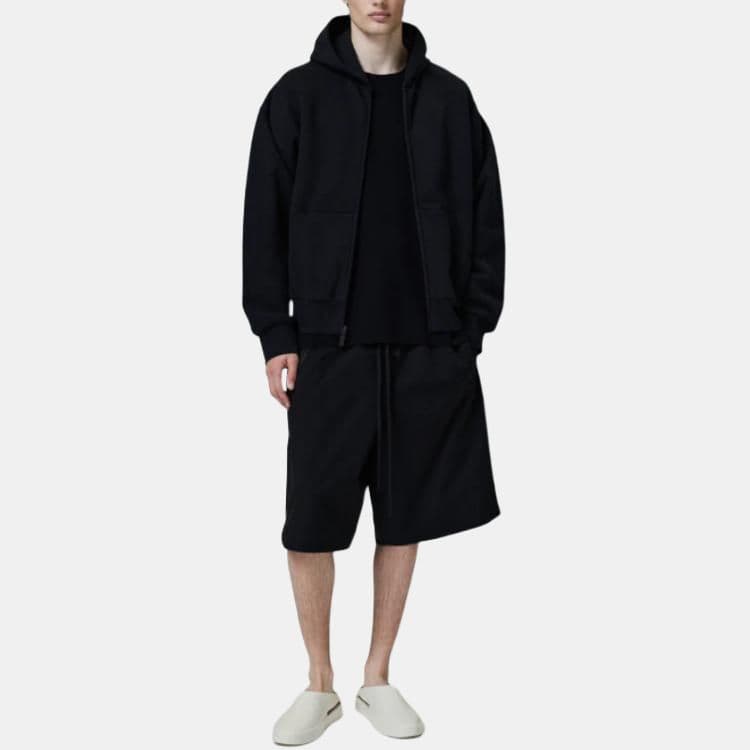 Худи Fear of God Essentials SS25 Classic Fit Hoodie Jet Black - изображение 3