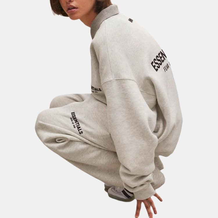 Худи Fear of God Essentials Dark Oatmeal SS22 - изображение 4