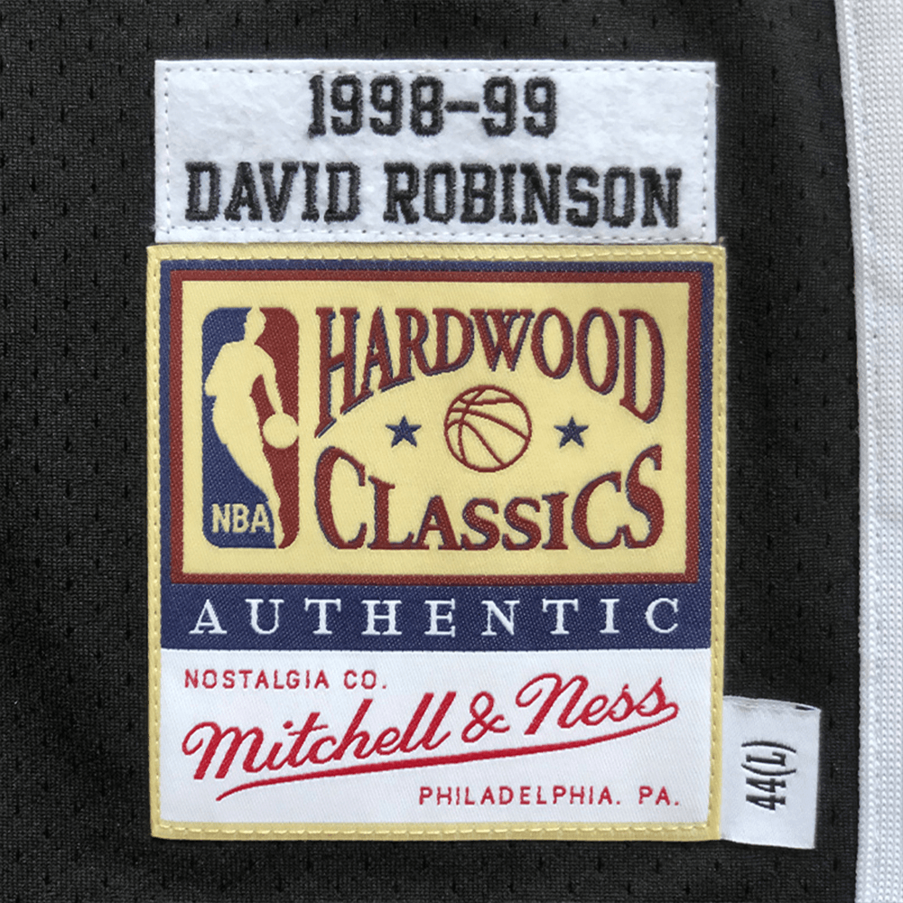 Баскетбольная майка Mitchell & Ness NBA 98-99 Spurs Robinson 50 Away Black - изображение 3