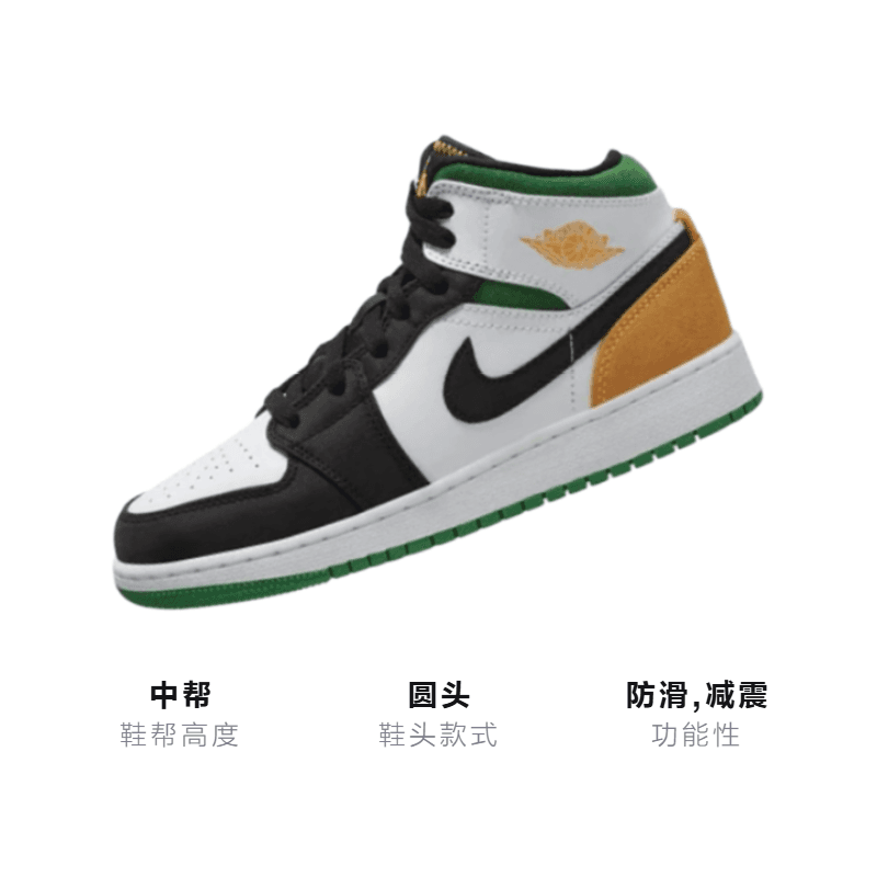 Кроссовки для баскетбола Jordan 1 Mid - изображение 3