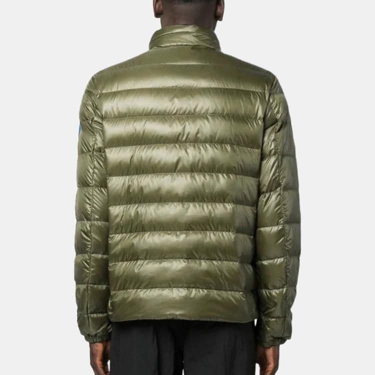 Зимняя куртка Moncler SS23 Quilted Logo Down Jacket Olive - изображение 5