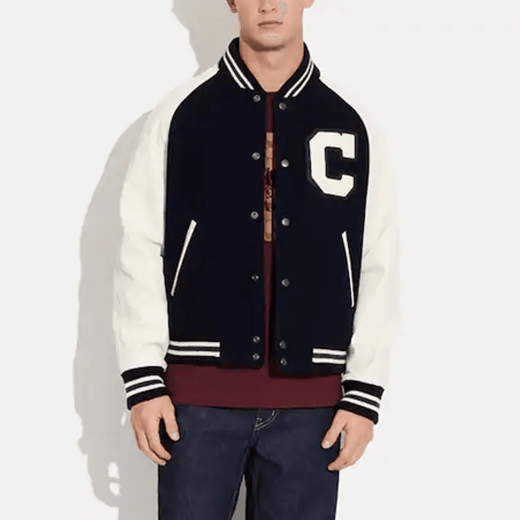Бомбер COACH SS23 Varsity Jacket Black - изображение 3