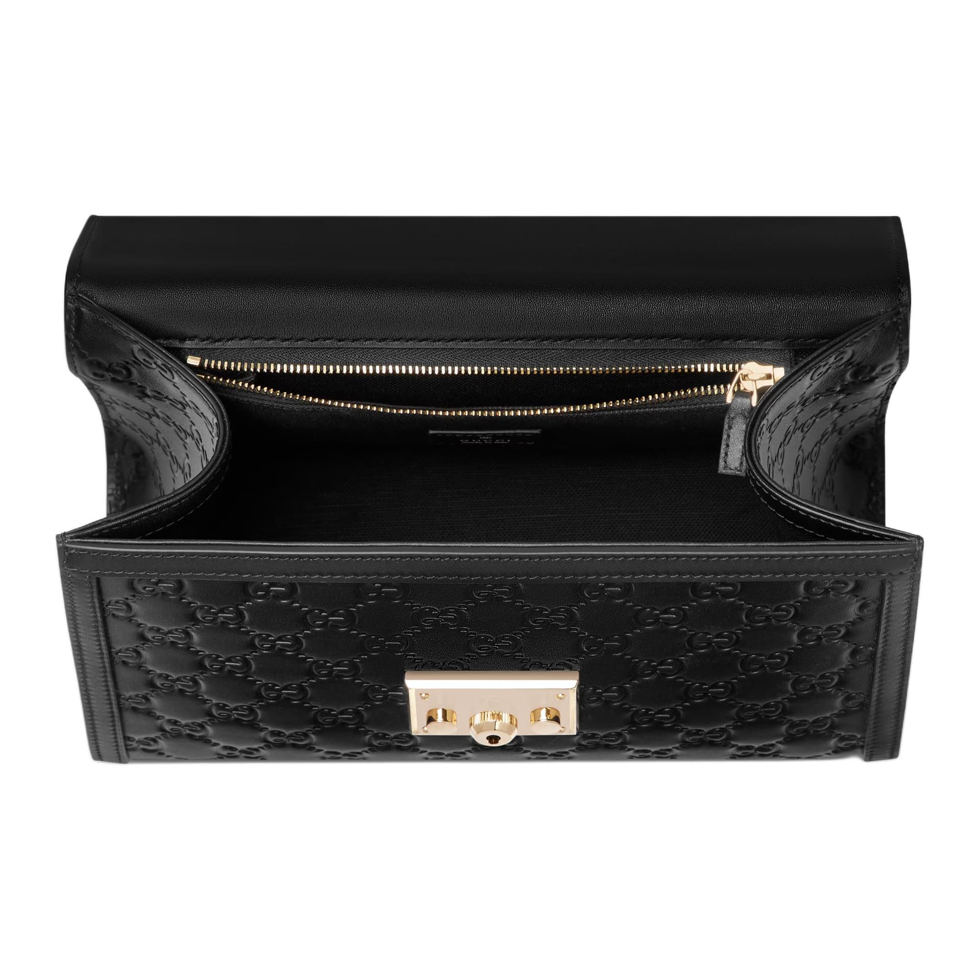 Сумка GUCCI Padlock Medium Shoulder Bag Black - изображение 5