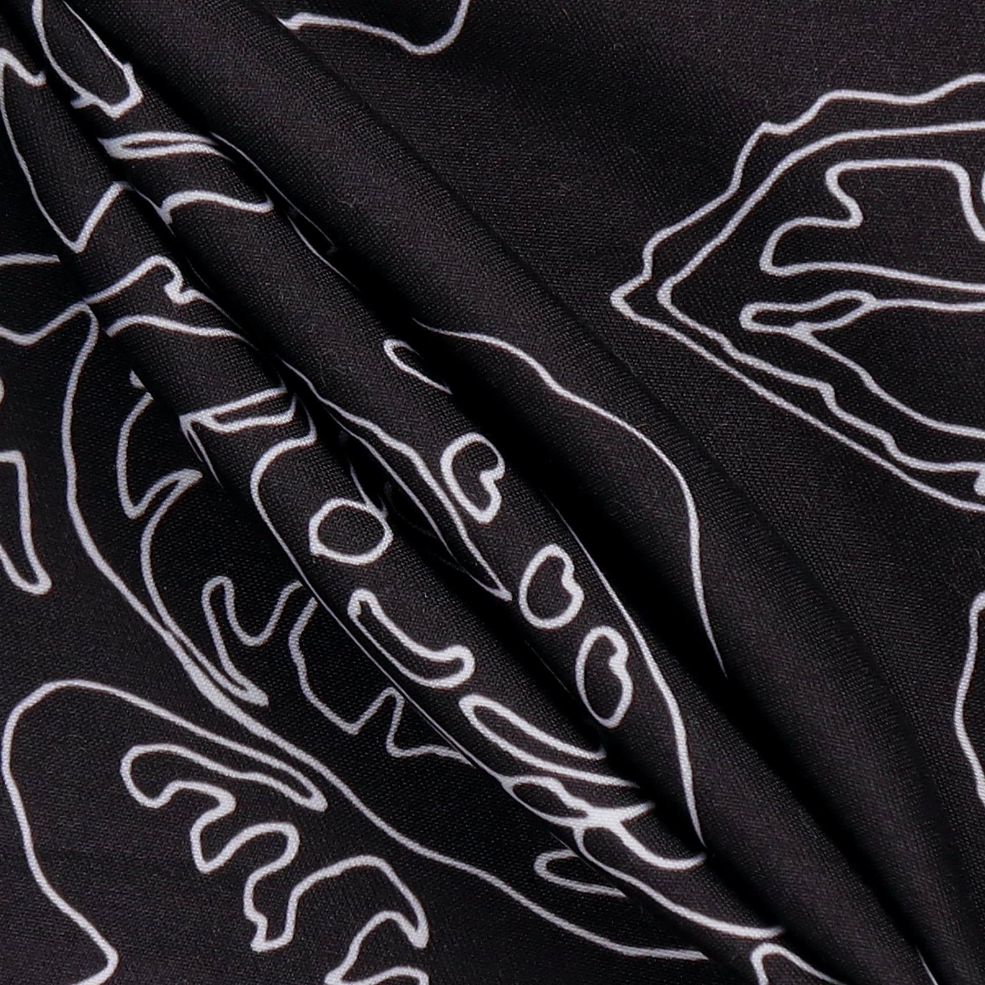 Шорты Stussy Embroidered Floral Shorts Black - изображение 7