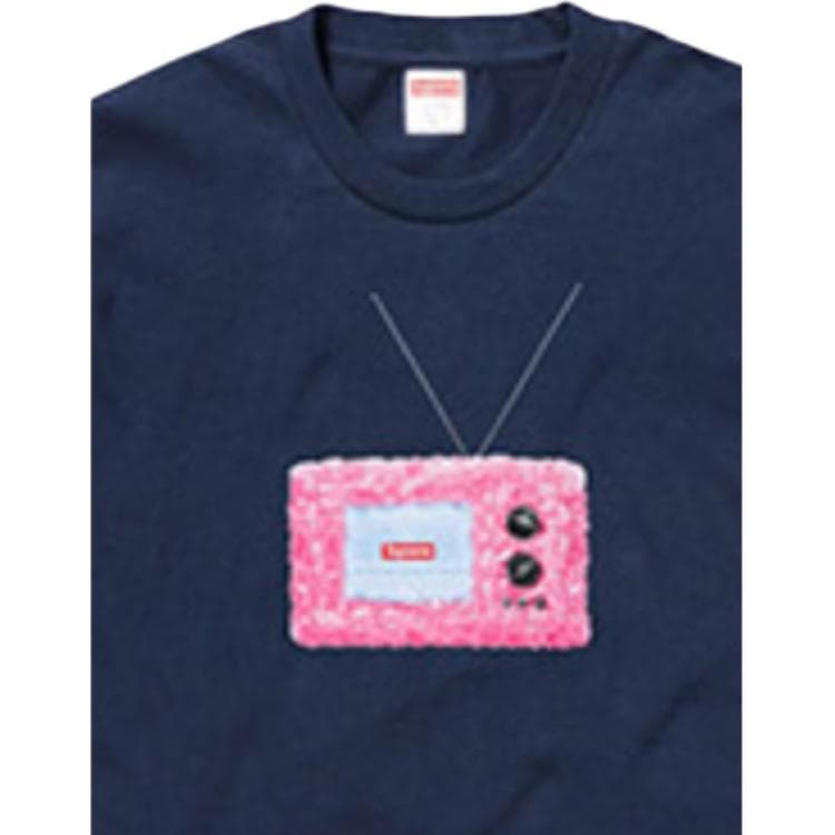 Футболка Supreme SS18 TV Tee Navy - изображение 2