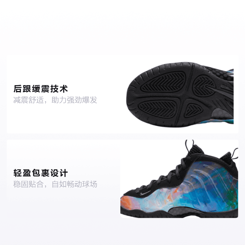 Кроссовки для баскетбола Nike Foamposite One Little XX "Big Bang" - изображение 2