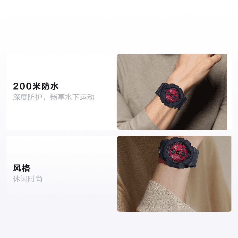 Часы CASIO G-SHOCK City Battle GA-140AR-1APR - изображение 2