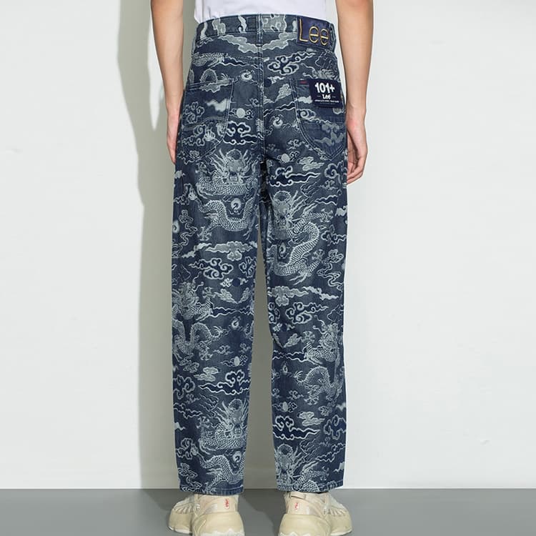 Штаны Lee Logo High-Waisted Jeans - изображение 4