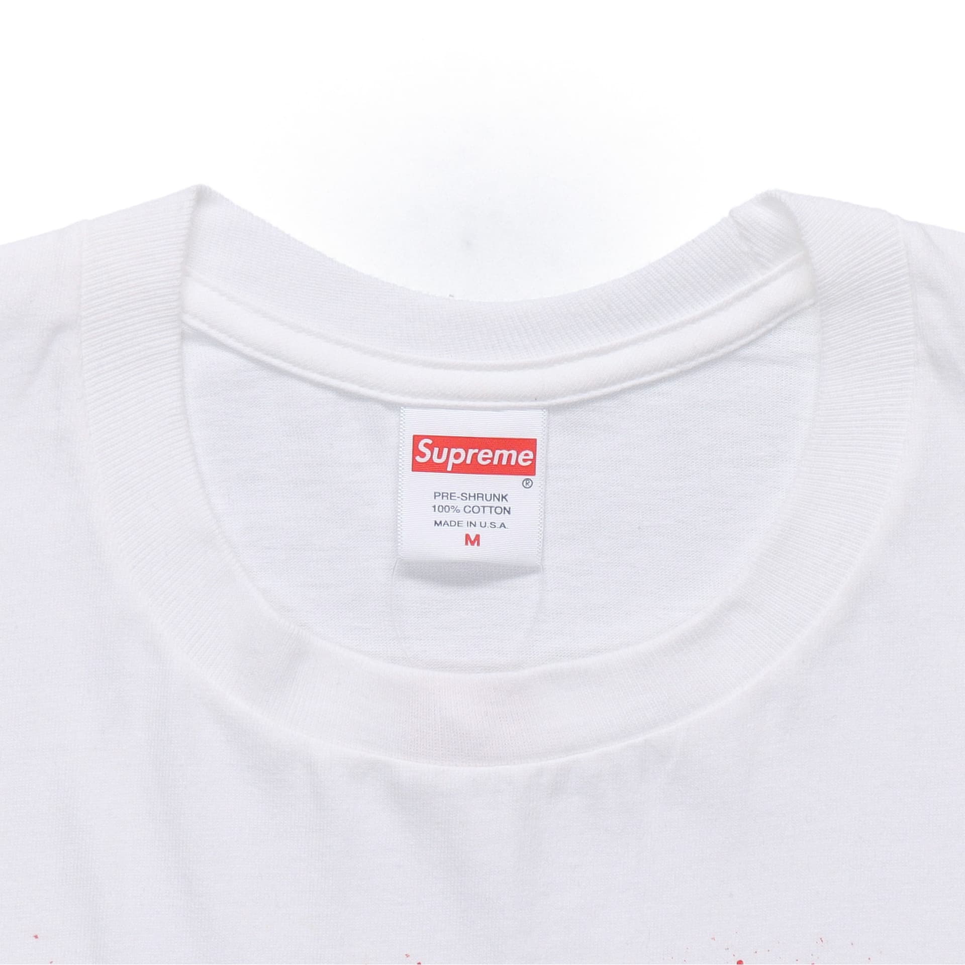 Футболка Supreme Logo T-Shirt White - изображение 4