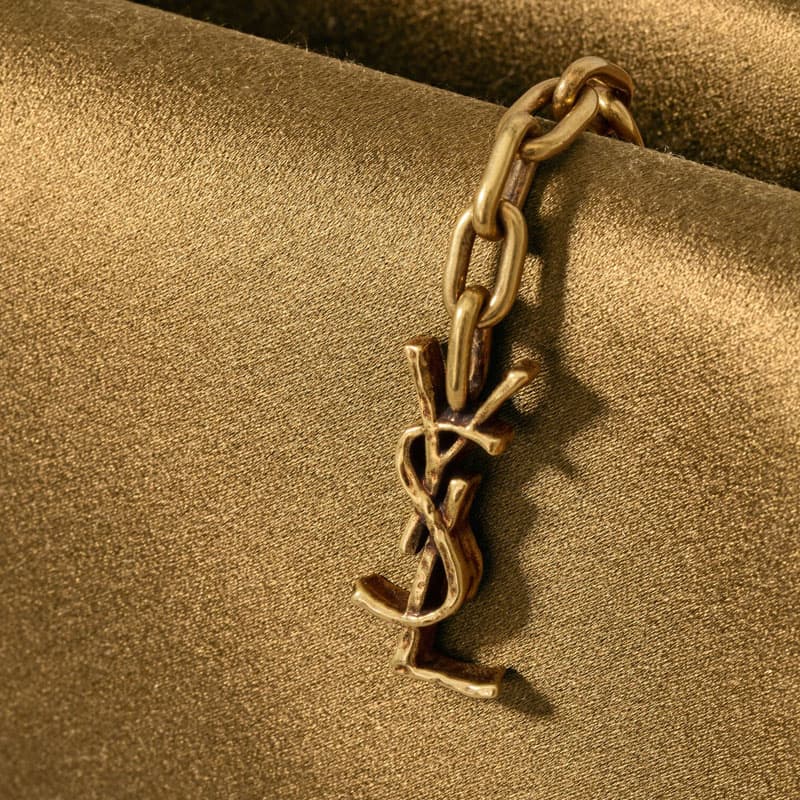 Сумка Saint Laurent Small Fabric Clutch Brown - изображение 4