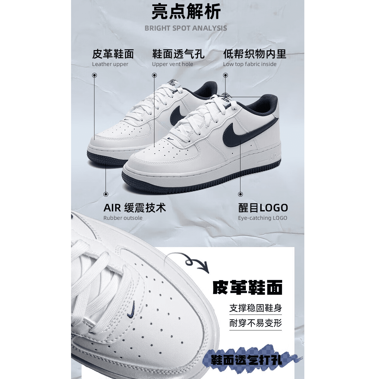 Кроссовки Nike Air Force 1 GS - изображение 4
