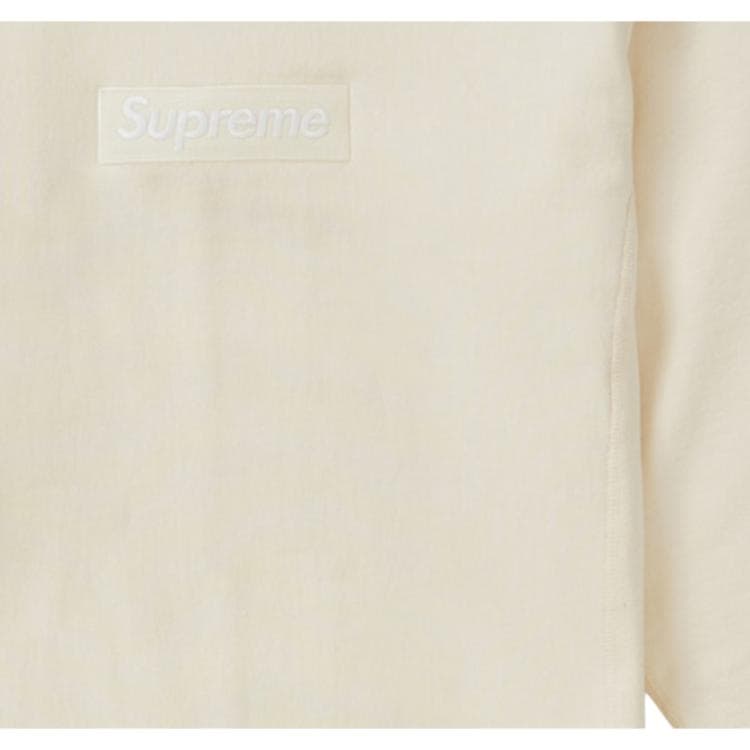 Худи Supreme FW18 Box Logo Crewneck Natural - изображение 2