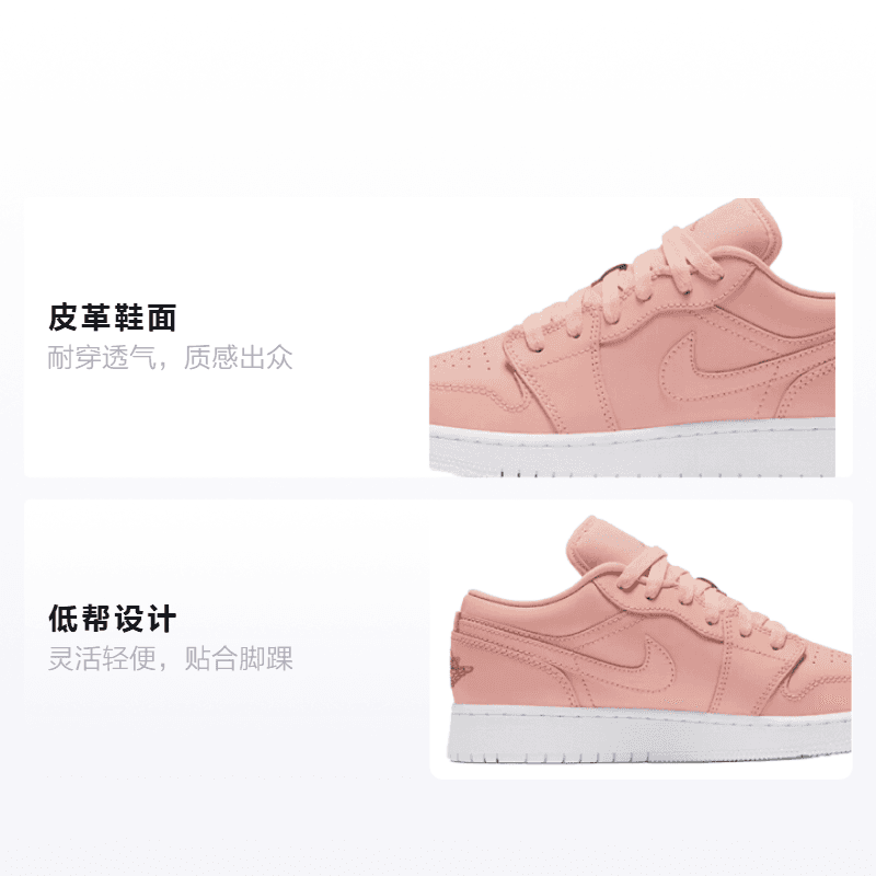 Кроссовки для баскетбола Jordan Air Jordan 1 Low GS - изображение 2