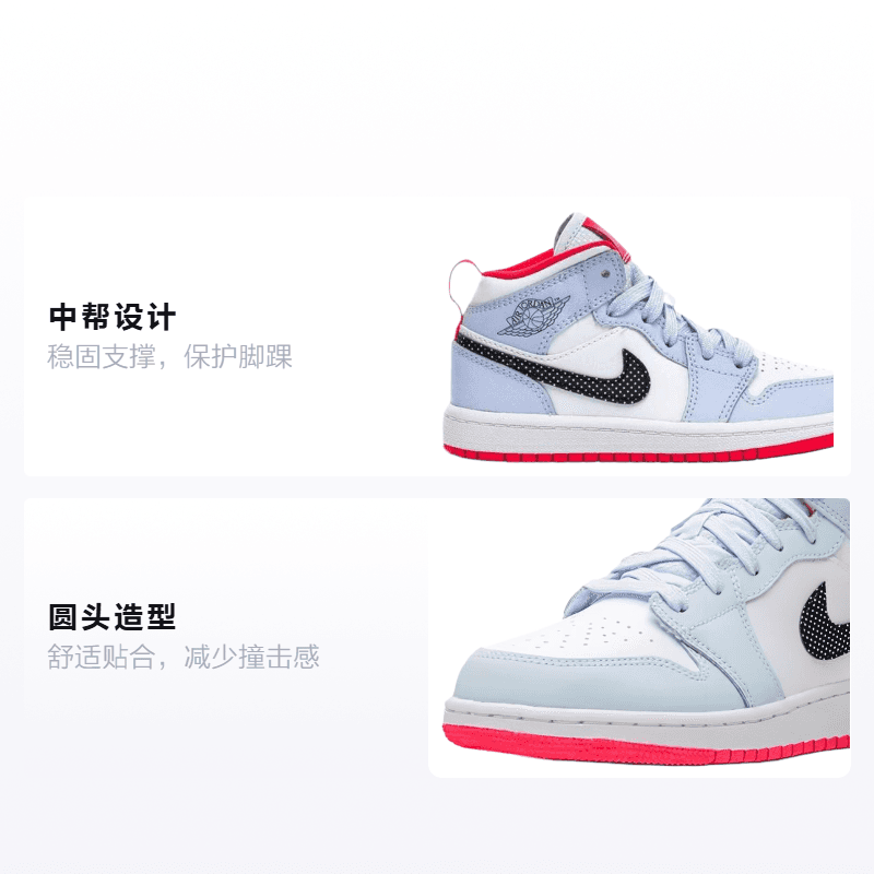 Кроссовки для баскетбола Jordan Air Jordan 1 Mid - изображение 2