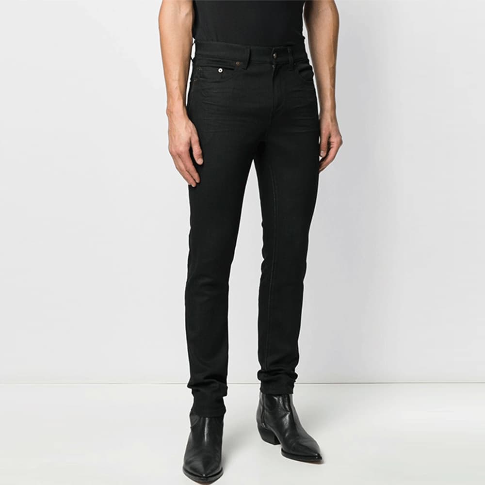 Штаны Saint Laurent SS22 Black Jeans - изображение 2