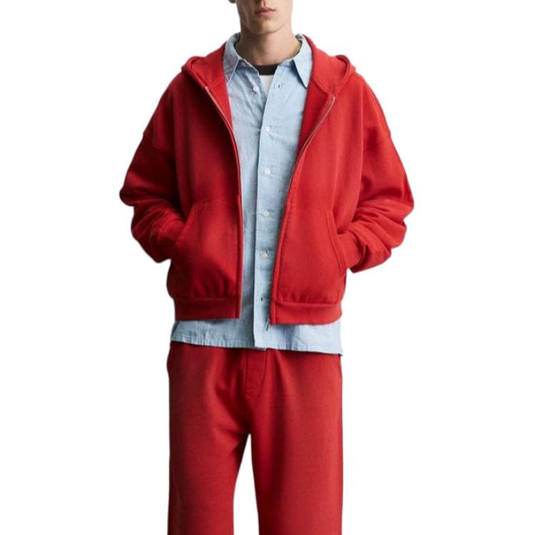 Худи ZARA Casual Zip Hoodie - изображение 3