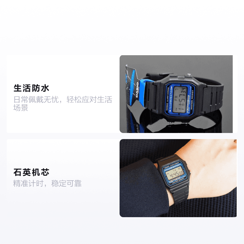 Часы CASIO VINTAGE F-105W-1A - изображение 2
