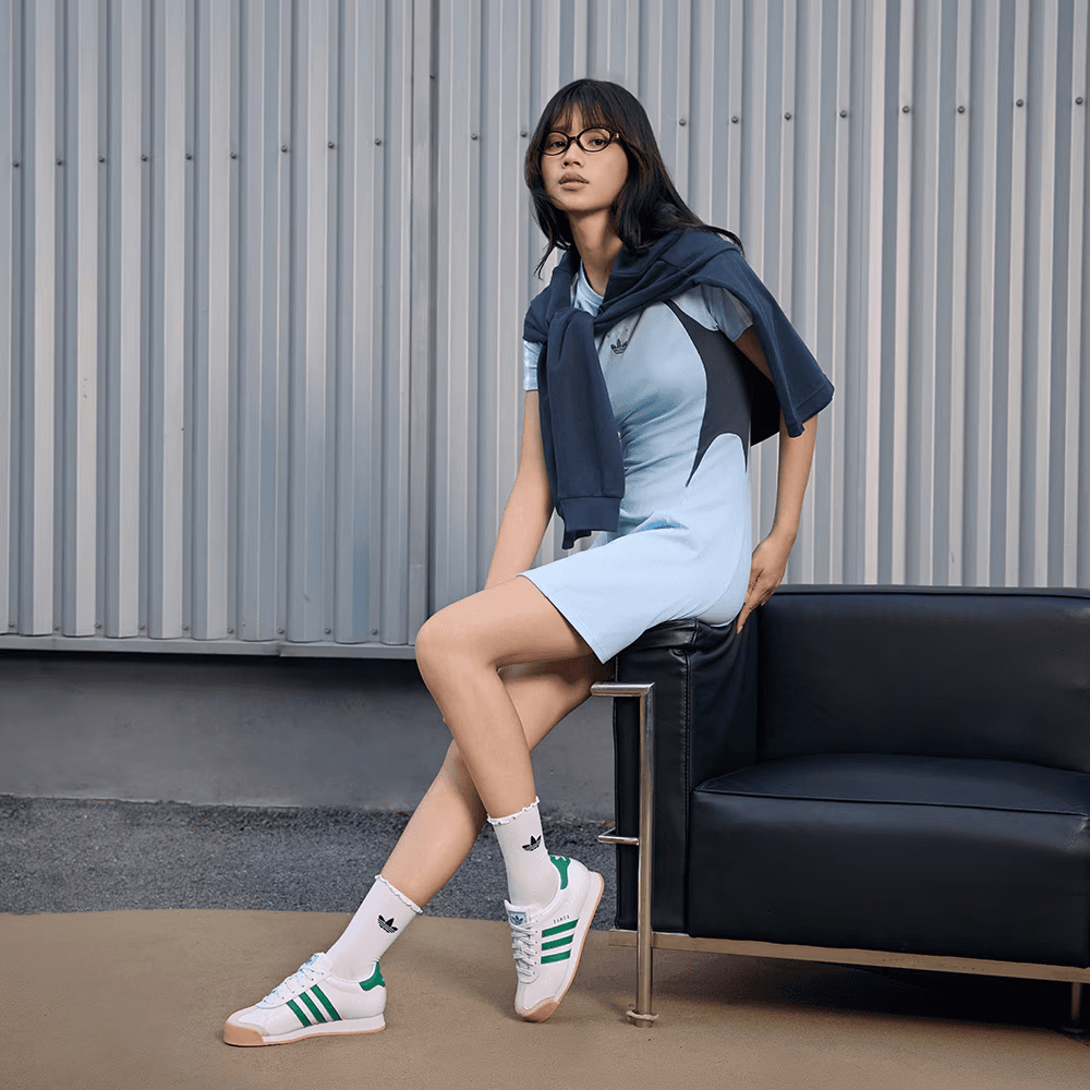 Платье adidas originals JERSEY SHORT SLEEVE DRESS - изображение 2