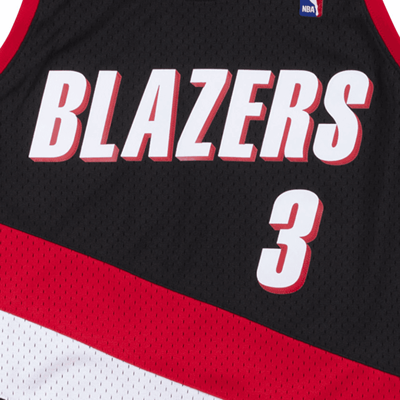 Баскетбольная майка Mitchell & Ness NBA Retro Jersey 99-00 Trail Blazers Stoudamire 3 Black - изображение 4