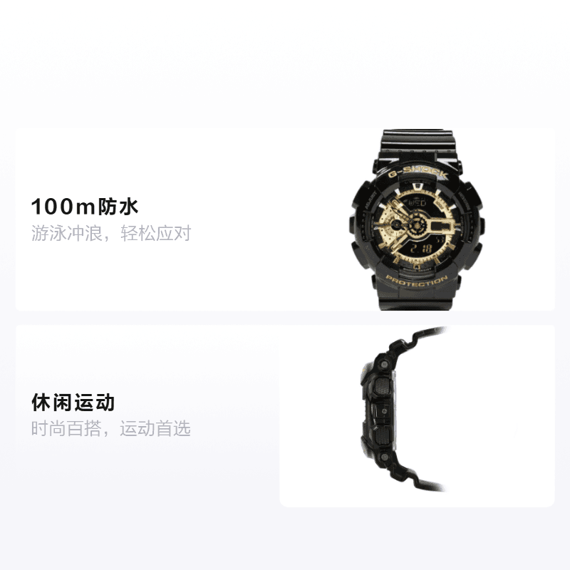 Часы CASIO G-SHOCK BABY-G GA-110GB-1APR+BA-110RG-1APR - изображение 2